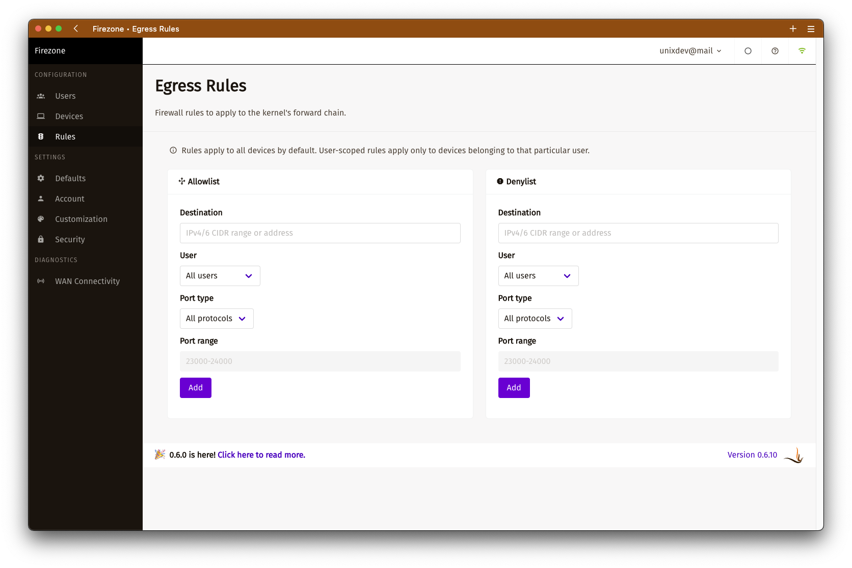 Firezone Firezone - open-source для построения wireguard VPN - UnixHost Blog